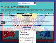 Tablet Screenshot of americasfourrepublics.com
